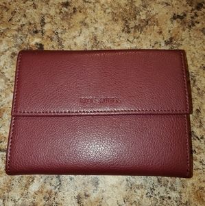 Brooks Brothers Leather Wallet Burgundy